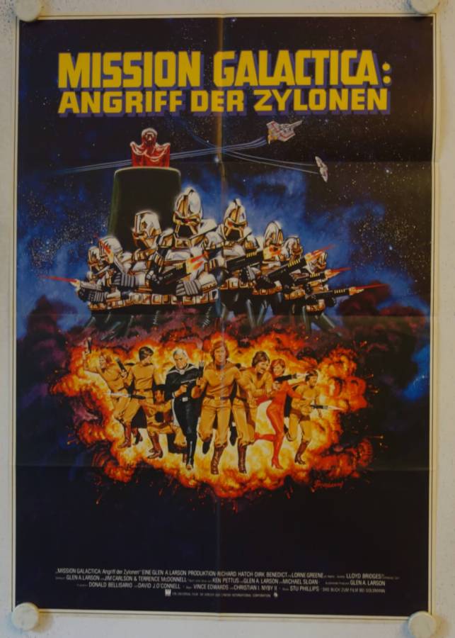 Mission Galactica: The Cylon Attack original release german movie poster